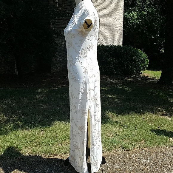 *** RARE VINTAGE *** Huey Waltzer beaded gown - Picture 3 of 8